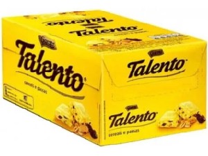 Chocolate Talento Branco Passas 85g c/12 - Garoto
