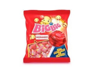 Pirulito Big Big Morango c/50 - Arcor
