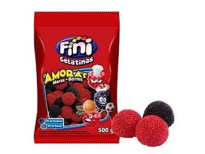 Bala de Gelatina Amoras 500g - Fini
