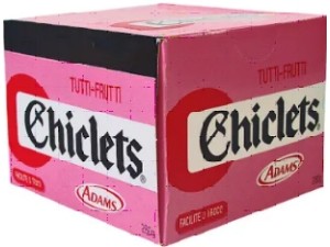 Chiclete Chiclets Tutti Frutti c/100 - Adams