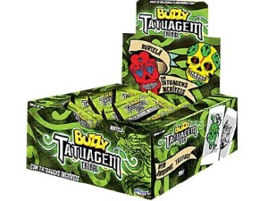 Chiclete Tatto Tribal Hortela c/90 - Buzzy