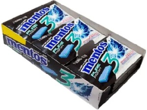 Chiclete Mentos 3Pure Fresh Strong Mint c/15 - Perfetti