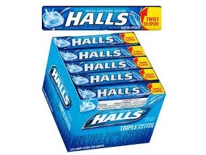 Drops Halls Mentol Novo Formato c/21 - Adams