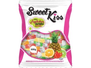 Bala Dura Sweet Kiss Azedinha Sortida Freegells 600g - Riclan