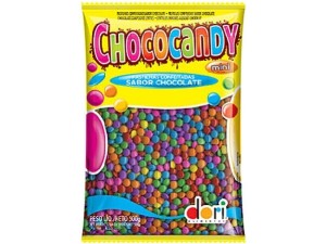Chocolate Chococandy Confeito Colorido 500g - Dori