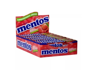 Pastilha Mentos Stick Frutas Vermelhas c/16 - Perfetti